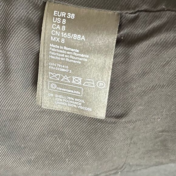 Authentic Balmain X H&M Collab wool blend Coat - Picture 11 of 11